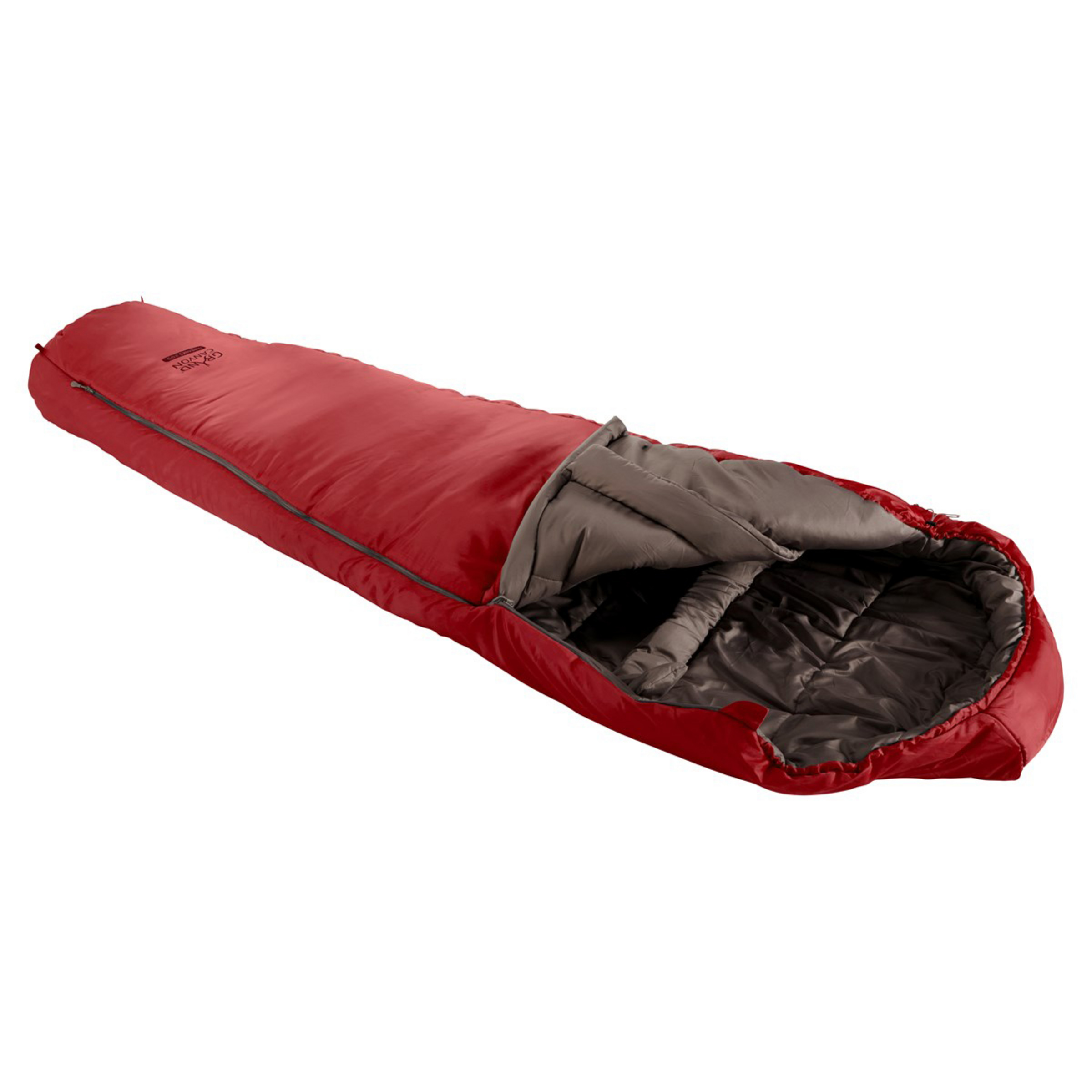 Grand Canyon Fairbanks 205 Schlafsack Kunstfaserschlafsäcke rot Größe max. 205cm Camping