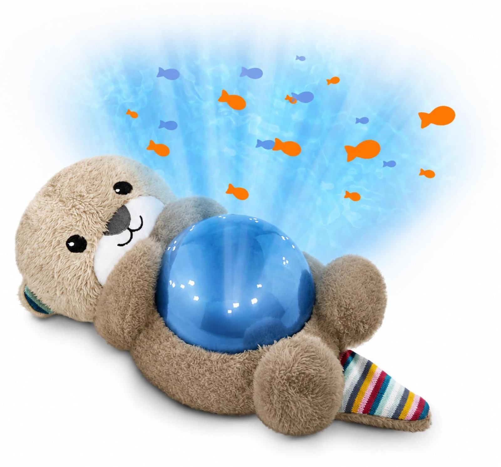 ZAZU Otto de Otter LED-nachtlamp projector met oceaan en bewegende vissen