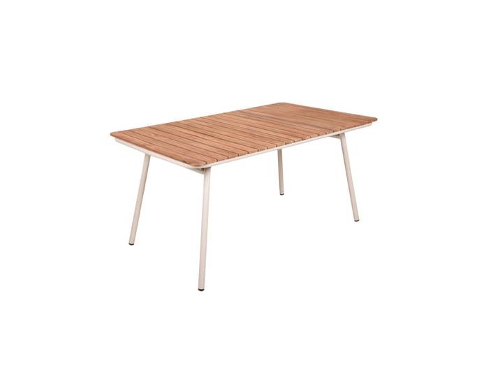 Gartentisch Carmel Teak/Weiß klappbar