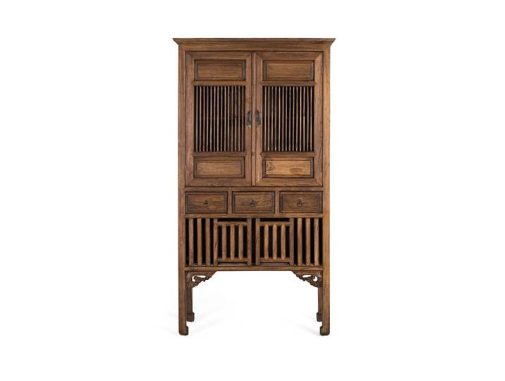 Armoire en bois de teck massif hauteur 176 cm