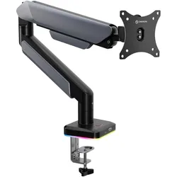 Onkron MONITOR ACC DESK MOUNT/15-42" BLK/WHT G110-BW (42", 15 kg), Monitor Halterung, Grau, Schwarz
