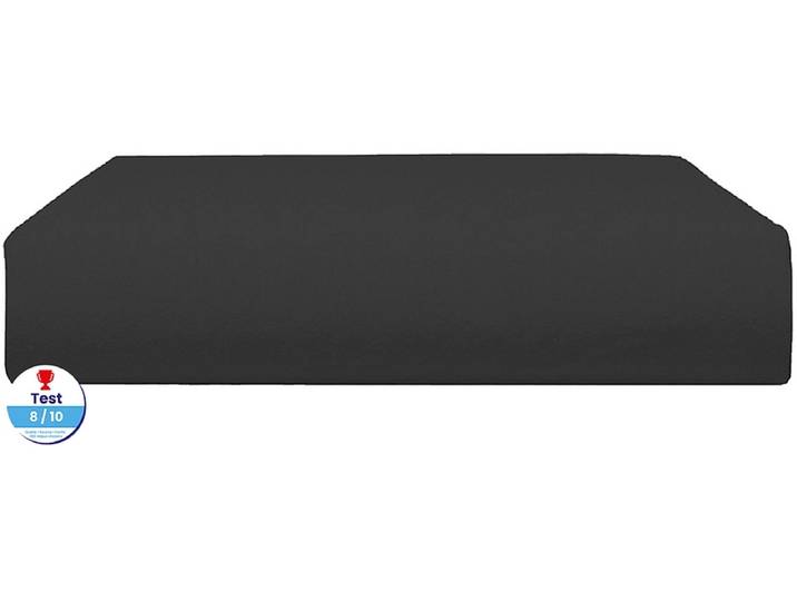Fixleintuch DH JERSEY PEIGNE 120x200cm schwarz