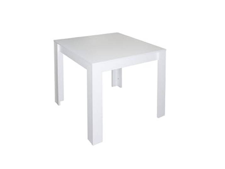 möbelando Esstisch >Pit< in weiß matt - 80x75x80cm (BxHxT)
