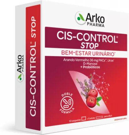 Arkopharma Cis-Control Stop Activo Vegetal Sobre 10 x4g + Stick de Fermento Lácteo 5 x1,5g