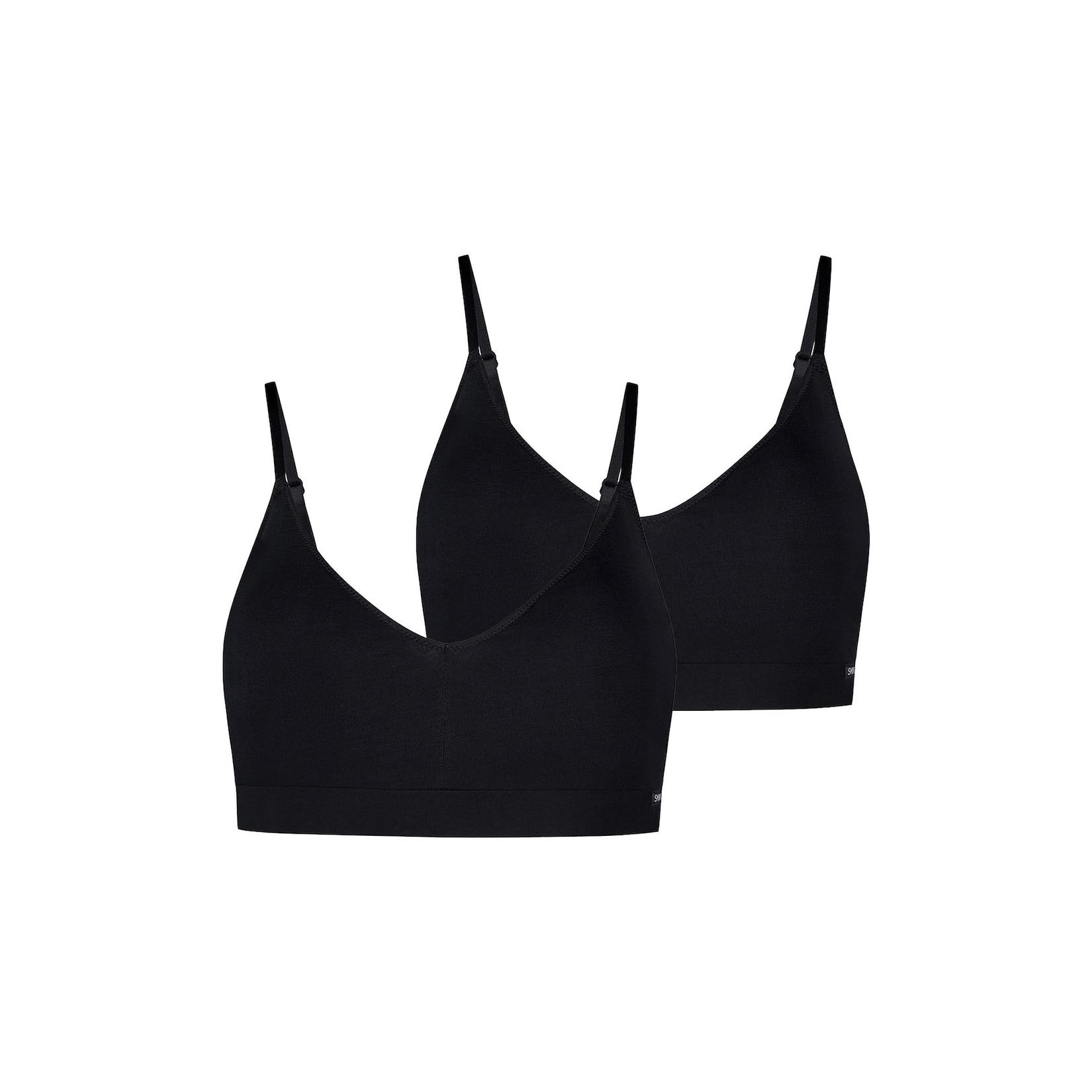SKINY Damen Soft-BH Cotton Essentials 2er Pack