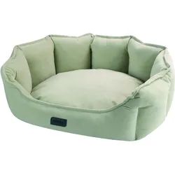 NOBBY Komfort Bett oval CORDO Komfort Bett oval CORDO beige 65 x 57 x 22 cm