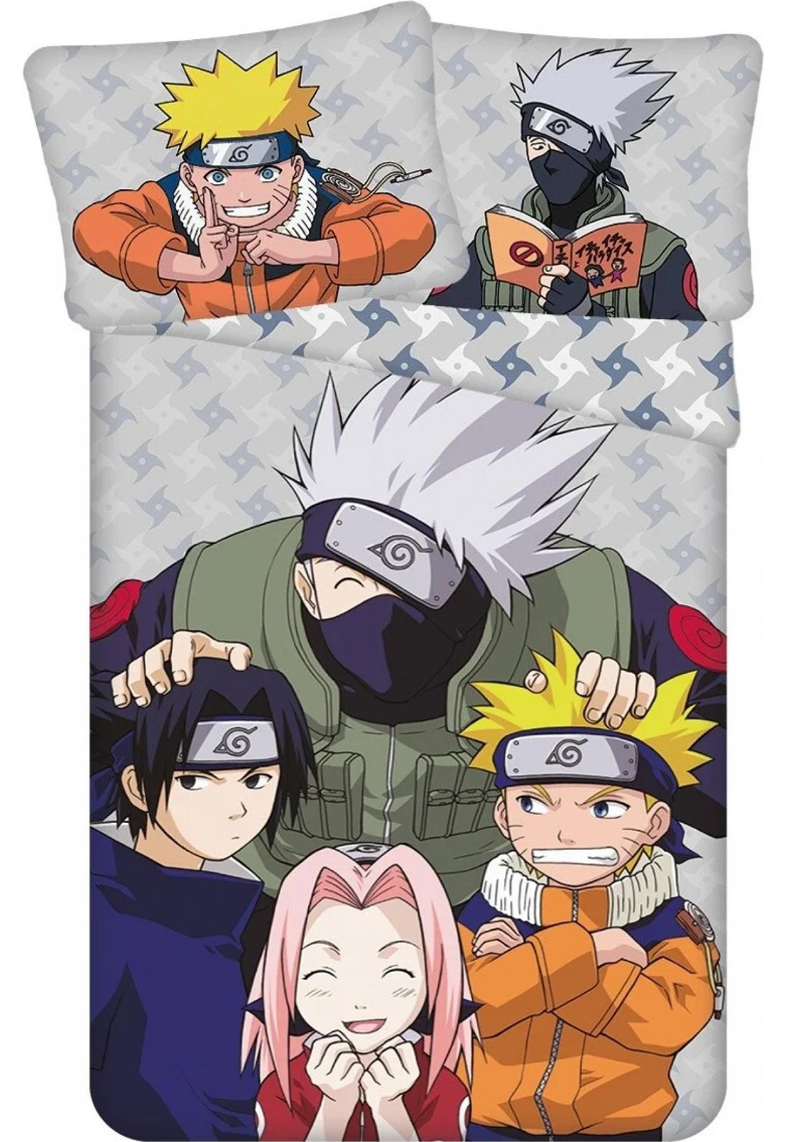 Naruto Dekbedovertrek Happy Katoen 140 x 200 cm