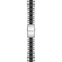 Certina - Edelstahl Ds First Lady Edelstahl Uhrenmetallband + Schwarz Keramik, Ds First C605016644 - Grey/Black