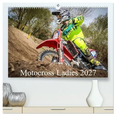 Motocross Ladies 2027 (hochwertiger Premium Wandkalender 2027 DIN A2 quer), Kunstdruck in Hochglanz