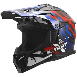 LS2, Motorradhelm, MX708 FAST II GROTESK MX-Helm (M)