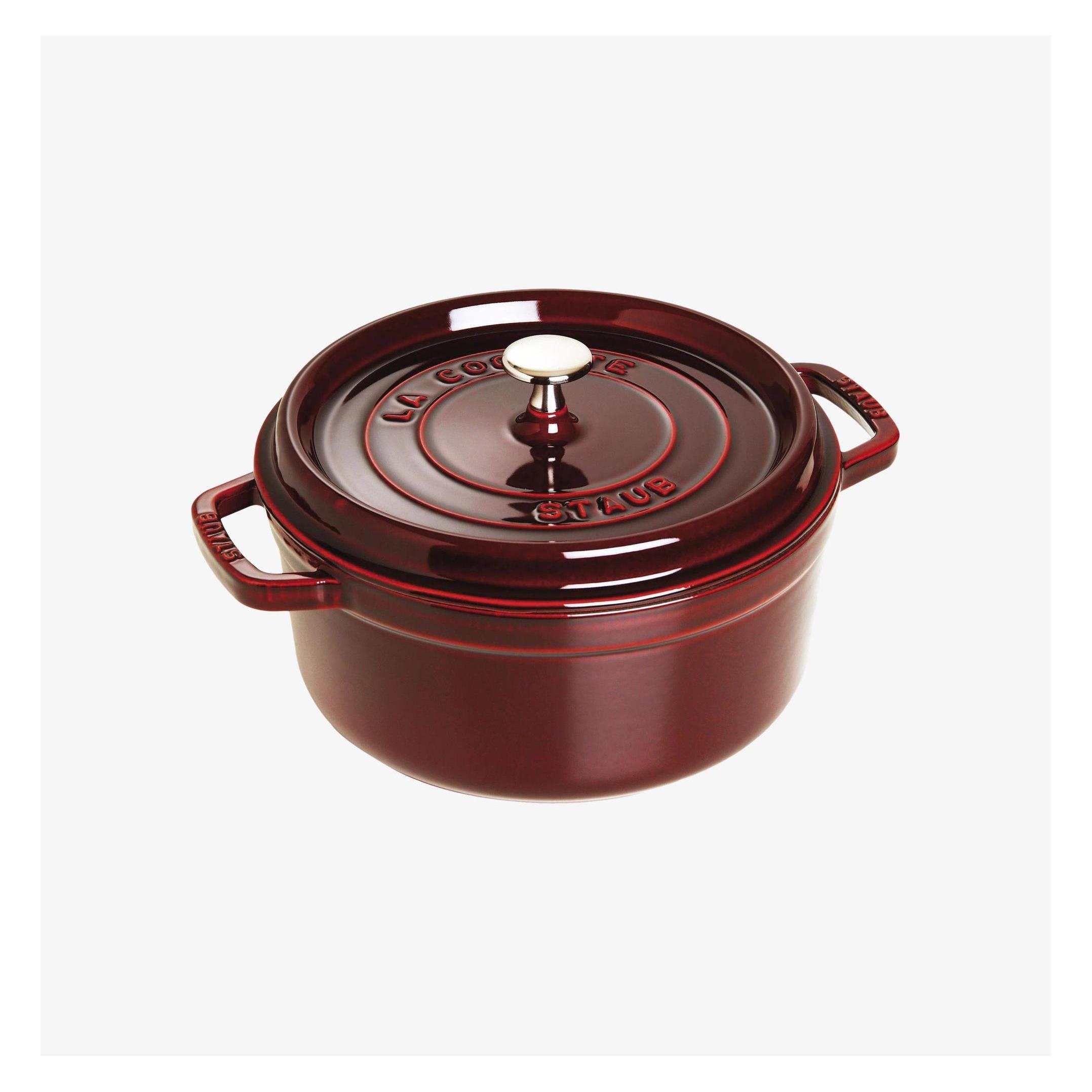 Staub Bräter dunkelrot (Bräter + Schmortopf, Gusseisen, 28 x 18.20 cm) (40509-362-0)