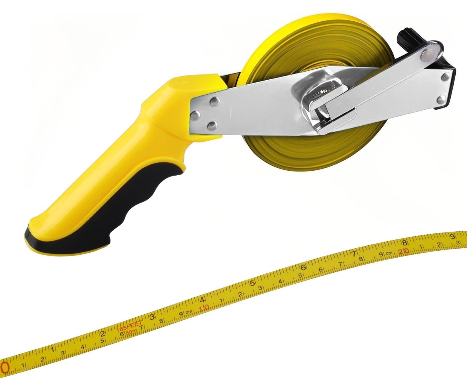 Stalen meetlint met handvat, 50 m