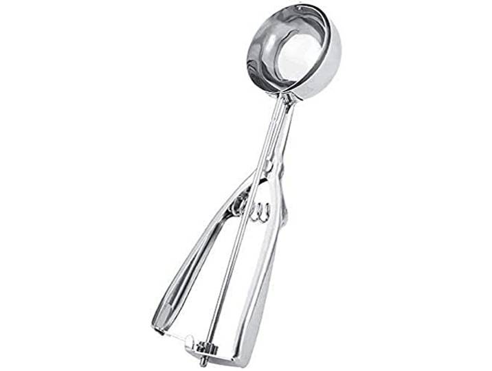 Metaltex IJsschep van roestvrij staal, zilver, 3,1 x 6,8 x 25 cm
