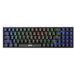 Marvo SHOGO 78 Tastatur verkabelt (USB) US, schwarz mechanische (US, Kabelgebunden), Tastatur, Schwarz
