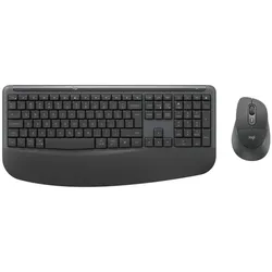 Logitech MK880 For Business - GRAPHITE (US) (Eng. Int., Kabellos), Tastatur, Grau