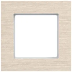 Hager WAD8100X12 Rahmen 1fach, A.8, drift wood, Koto-Holz