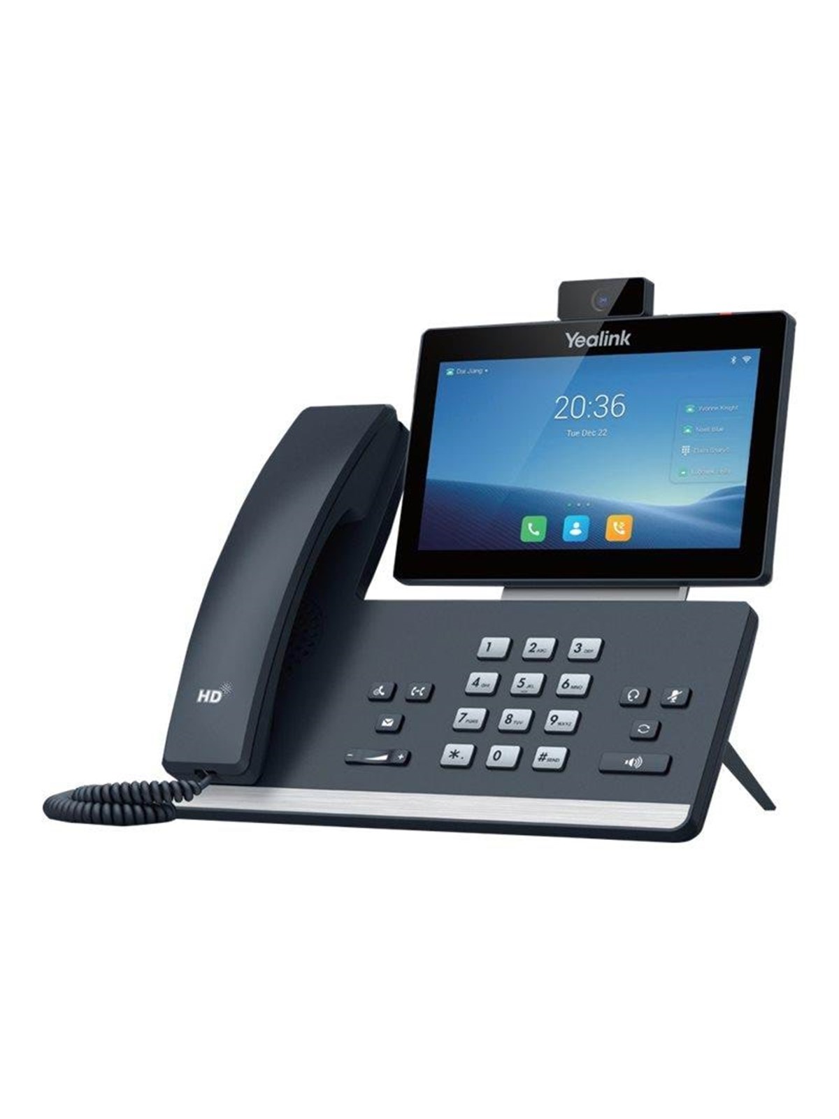Yealink T58W - VoIP phone with caller ID - 10-party call capability - with CAM50 camera
