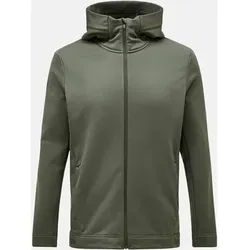 PEAK PERFORMANCE Herren Kapuzensweat M Rider Tech Zip Hood-PINE NEEDLE, Größe XL in Grün Grün