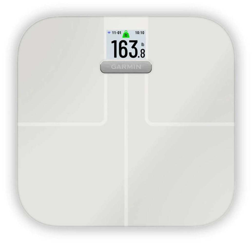 Garmin Bilancia Index Slimme Weegschaal, Wit