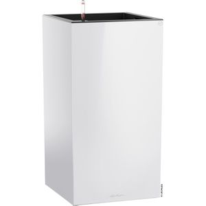 Lechuza Übertopf CANTO Premium 40 high, weiß, 40 x 76 x 40 cm, aus Kunststoff, für innen & außen, Wasserspeicher & Innentopf