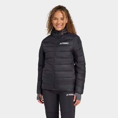 Skijacke ADIDAS TERREX "MULTI ESSENTIALS CLIMAWARM LIGHT DOWN", Damen, Gr. XL, schwarz, Obermaterial: 100% Polyamid, Jacken Skijacke