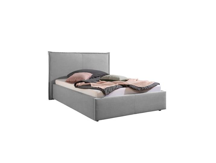 Livetastic Polsterbett Stacey, Grau, Kunststoff, 140x200 cm, Made in Germany, für Lattenrost geeignet, Schlafzimmer, Betten, Polsterbetten