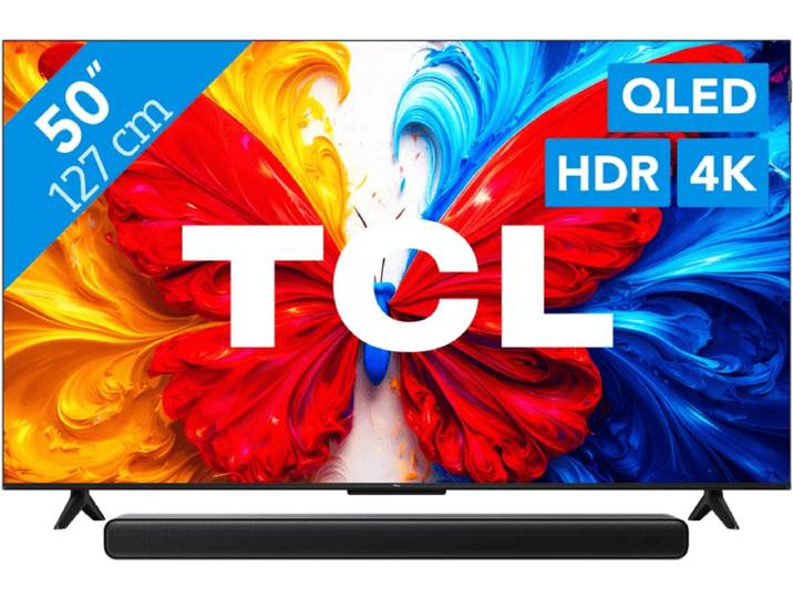 TCL 50 QLED S5L 4K (2026) + TCL S45H 2.0 Soundbar