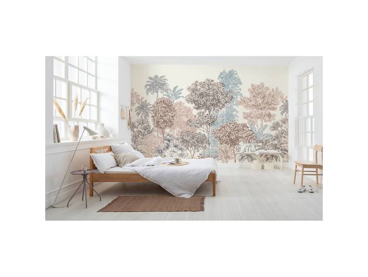 Vlies Fototapete Painted Trees 400 x 280cm