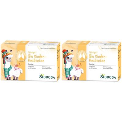 2x Sidroga Bio Kinder-Hustentee Filterbeutel 2x20x1,5 g Tee