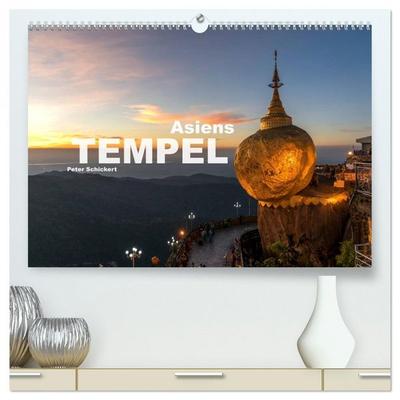 Asiens Tempel (hochwertiger Premium Wandkalender 2026 DIN A2 quer), Kunstdruck in Hochglanz