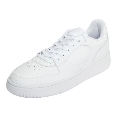 Sneaker LACOSTE "LACOSTE L001", Herren, Gr. 41, weiß (wht, wht), Leder, Schuhe Sneaker