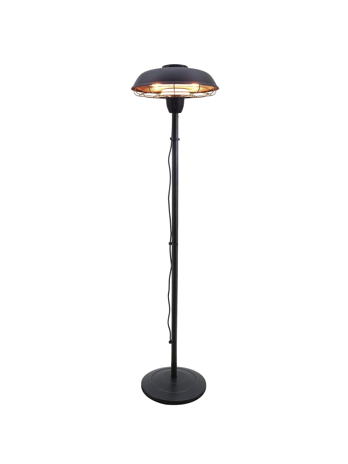 HORTUS Patio heater 900/2100 W floor model HA black
