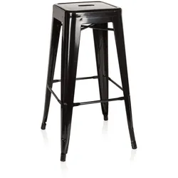 hjh OFFICE Barhocker VANTAGGIO HIGH Metall ohne Armlehnen