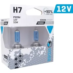 Vision H7 Xenon Effect Arctic Glühlampen +90% Licht Halogen Autolampe 2er