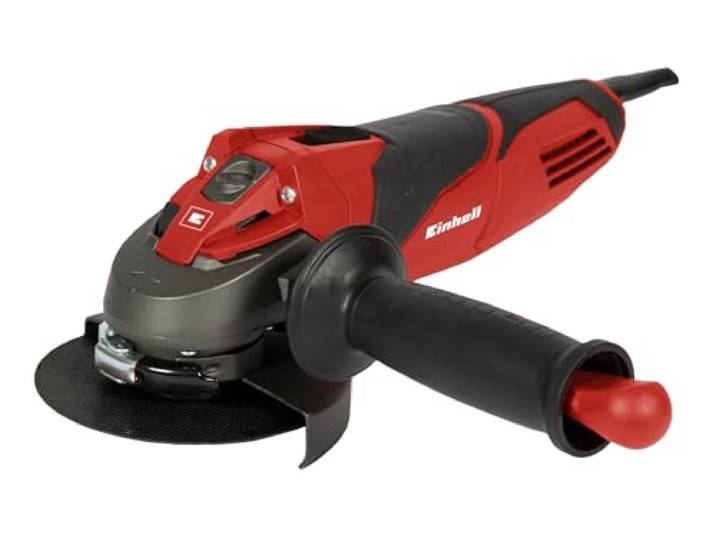 Einhell Meuleuse d’angle TE-AG 115 720 W Ø 115 mm profondeur 33 mm jusqu’à 12000 tr/min protection redémarrage sans disque