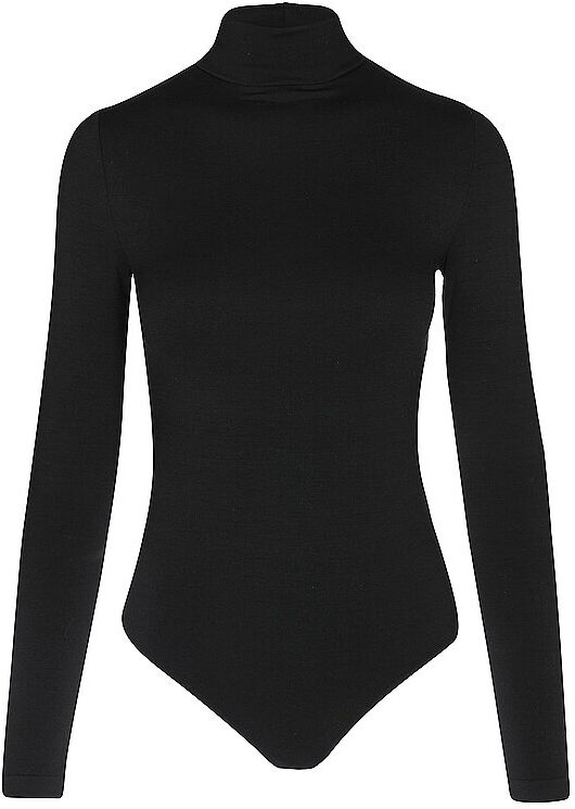 WOLFORD Body  SEAMLESS WOOL black schwarz   M M