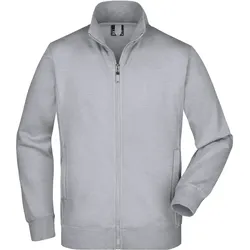 Sweatjacke "JN046" - S - grey-heather