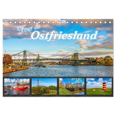 Tour de Ostfriesland (Tischkalender 2027 DIN A5 quer), CALVENDO Monatskalender