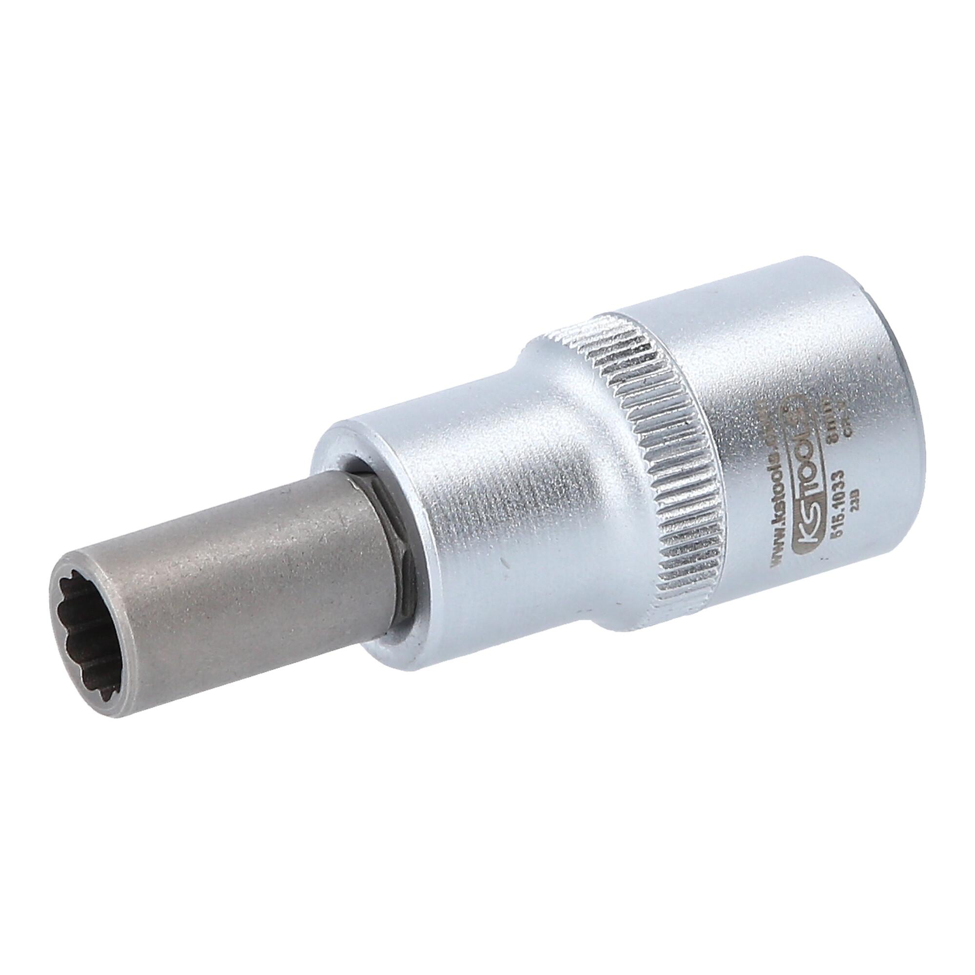 KS Tools OZ Spezial-Alu-Felgen-Stecknuss für mehrteilige OZ-Felgen, 8 mm (515.1033)