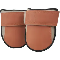 VEVOR Knieschoner 205x230x125 mm, strapazierfähige Konstruktionspolster aus Leder, maschinenwaschbare Knieschützer, extra dicke Kniestütze für Gartenarbeit, Bodenbeläge & Reinigung, Schwarz & Braun