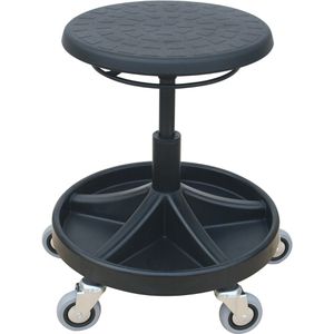 Lotz Werkstatthocker 3528.11-Ring, höhenverstellbar 40 - 53 cm, drehbar, bis 110 kg