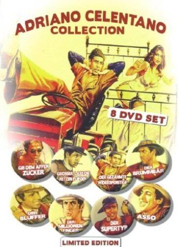 Adriano Celentano - Adriano Celentano - Collection ( Limitierte Sammler Box ) [8 DVDs] - Preis vom 19.10.2026 19:33:35 h