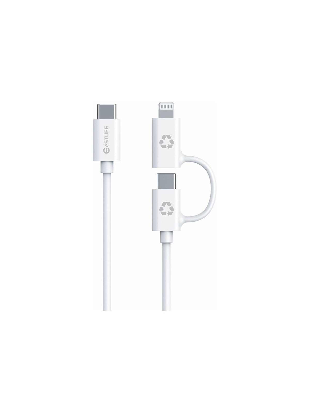 eSTUFF INFINITE - USB-C cable kit - USB-C to Lightning USB-C - 1 m
