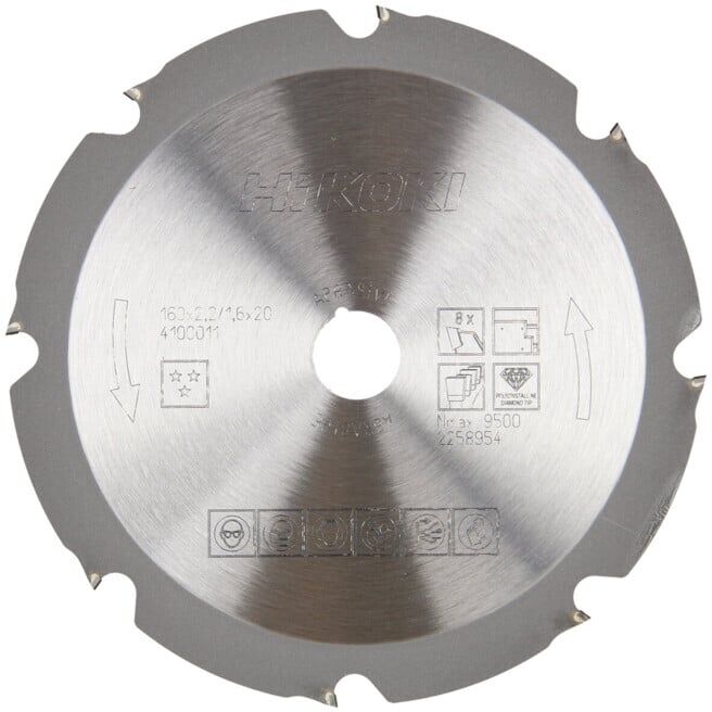 HiKOKI Kreissägeblatt PCD 160 x 20 z8 Flachzahn Abrasiv (4100011)