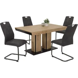 Tischgruppe AGNES I (LBH 140x44x49 cm) - LBH 140x44x49 cm