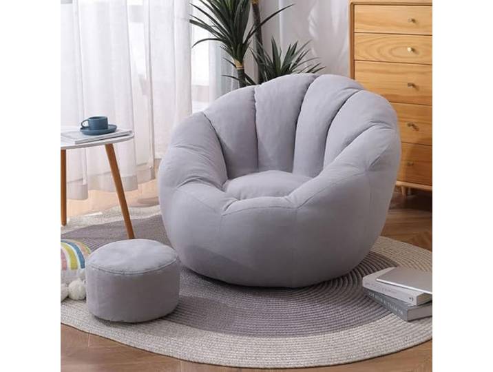 MNBVH Sitzsack-Stuhl, Liege-sitzsack Für Erwachsene Und Teenager, Persönlicher Einzel-sitzsack-loungesessel Zum Spielen, Lesen Und Entspannen(Color:G)