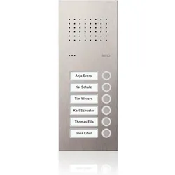 Ritto, Klingel + Türsprechanlage, Electric Türstation Acero Pur 6WE Spalte
