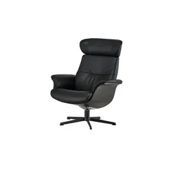 Relaxsessel aus Leder Timeout ¦ schwarz ¦ Maße (cm): B: 80 H: 101 T: 81.0