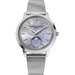Frederique Constant Classics Moneta Moonphase FC-206MPLB2S6B - perlmutt,silber - 37mm