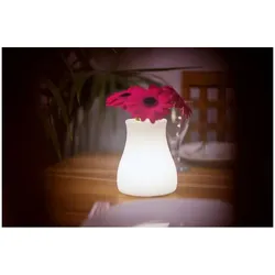 OLIO kabellose LED-Tischvase 11x13cm App-control""